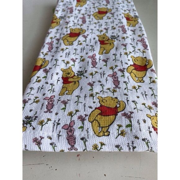 2 Pack Disney Winnie the Pooh Piglet Floral Spring Kitchen Towels 16 X 26” NEW - Picture 8 of 16